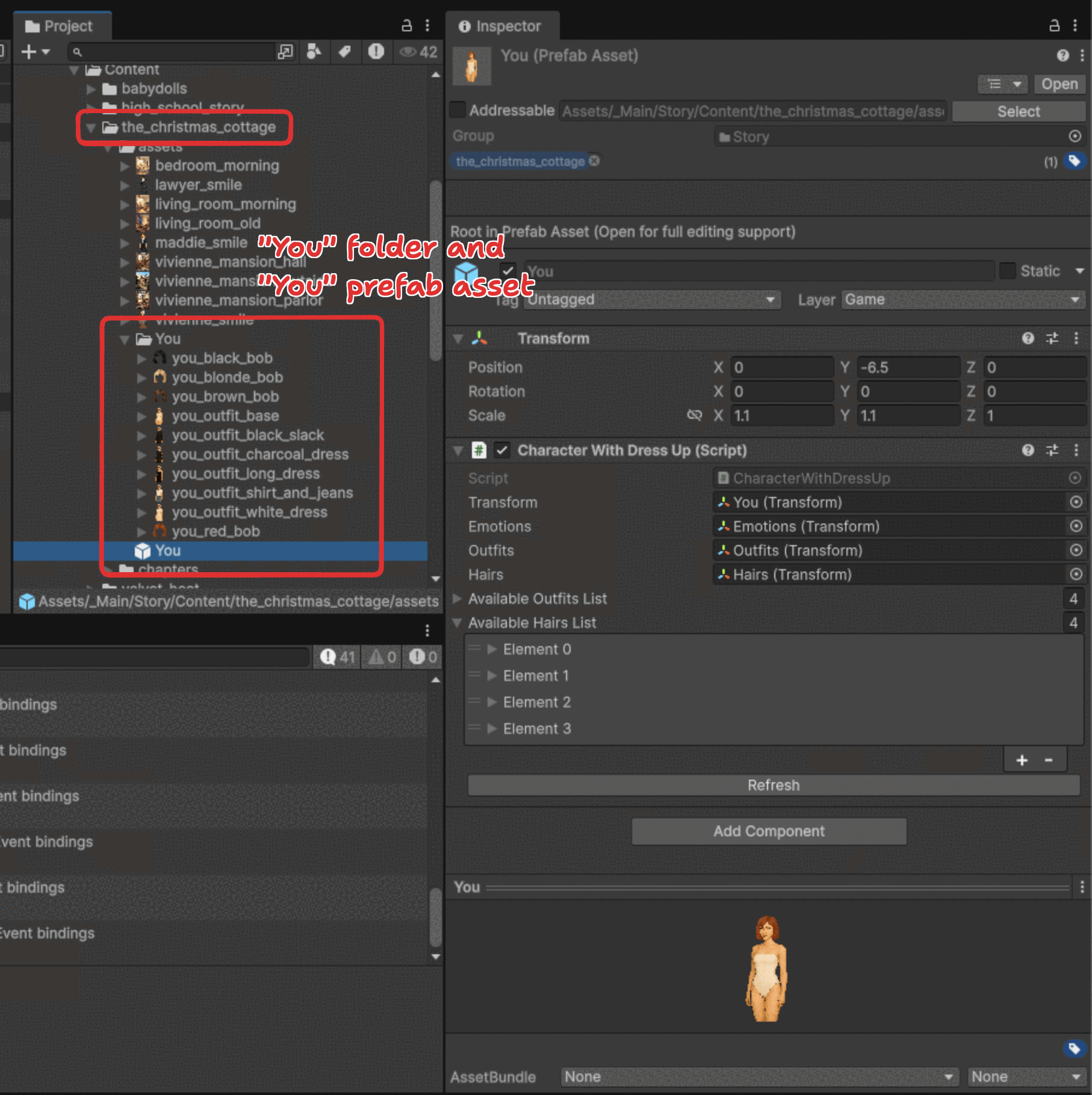 Dressup sample asset