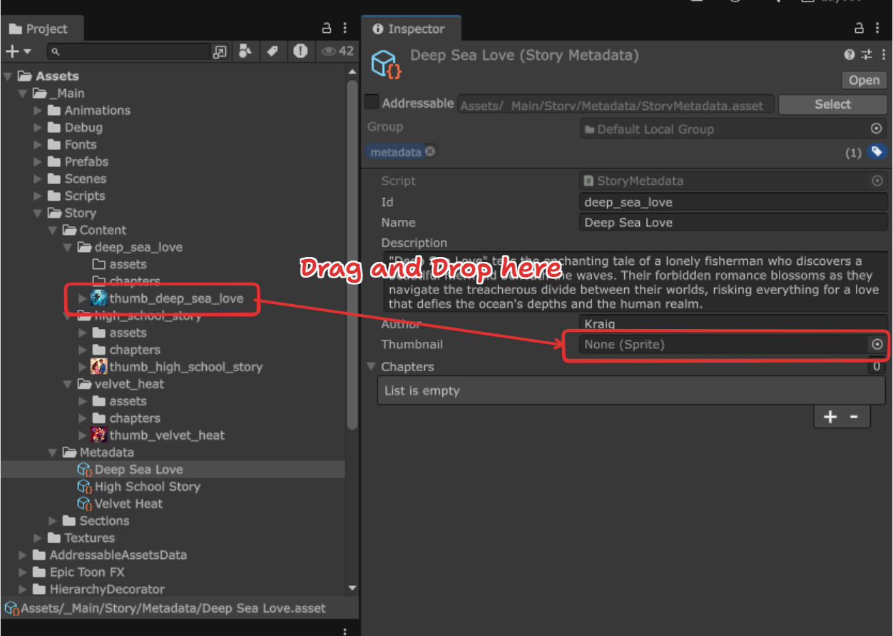 Story Metadata Thumbnail