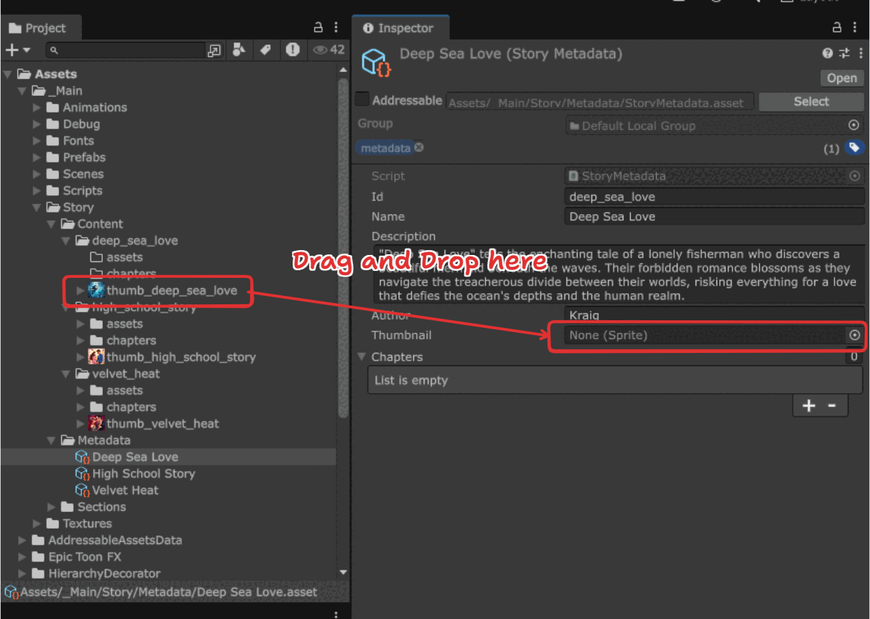 Story Metadata Thumbnail